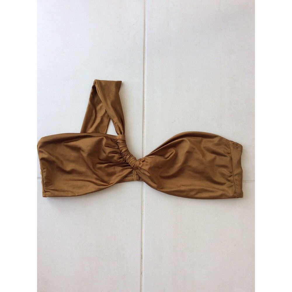 Good American Bali Swim Bikini Top One Shoulder Swimwear